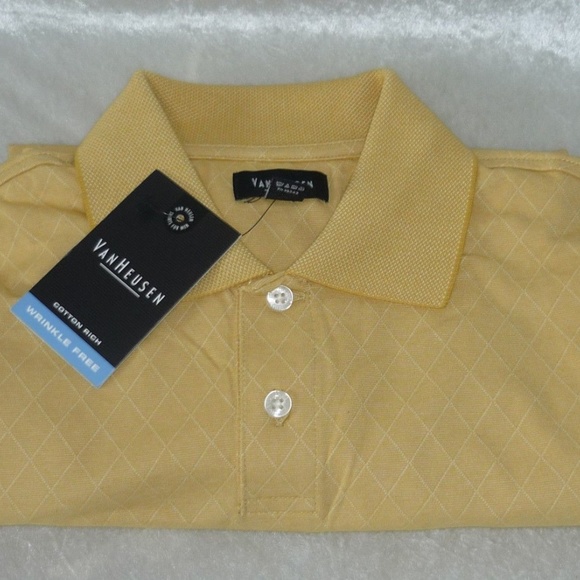 Men's Polo Shirt Van Heusen Short Sleeve size S NEW - Picture 2 of 3